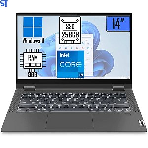 Notebook Lenovo 2 Em 1 Ideapad Flex Tela 14 I5-1135 8GB 256GB SSD W11H 82LT0005BR ( Ulitmo da Vitrine )