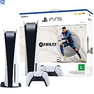 Console Playstation 5 + FIFA 23, 825GB, White, Com 1 Controle, PS5, CFI-1114A01X