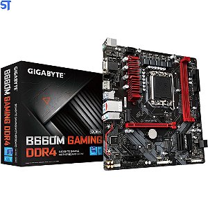 Placa Mãe Gigabyte B660 Gaming, Intel LGA 1700, mATX, DDR4, RGB - B660M GAMING DDR4
