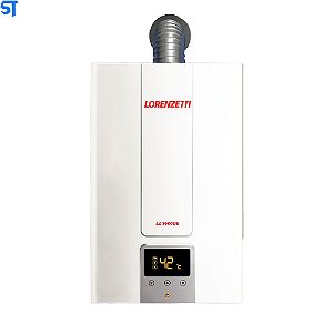 Aquecedor de Água a Gás LZ 1600DE Digital Lorenzetti 15 Litros /Minuto,  Inox