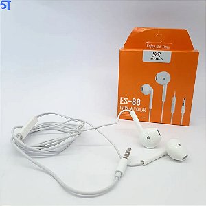 Fone de Ouvido ES-88 Intra-Auricular H´Maston- Branco