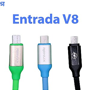 Cabo USB para V8 Comprimento 1.2M - Renux