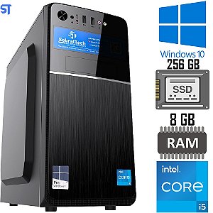 Computador Core i5 2500, SSD 256GB, Memória Ram 8GB, Gab 24V2BK, Windows 10
