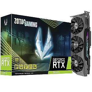 Placa de Vídeo Zotac Gaming 8GB GeForce 256Bit RTX3070TI GDDR6X - ZT-A30710Q-10P