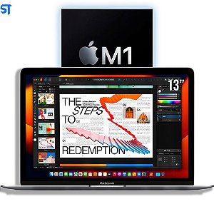 Notebook Apple MacBook Air 13" M1 A2337 (CPU 8‑Core e GPU 7‑Core, 8 GB RAM, 256 GB SSD) - Prata