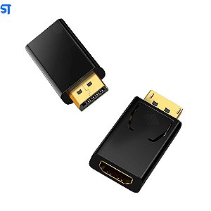 Adaptador Displayport Para HDMI 1080P - Preto