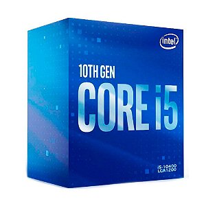 Processador Intel Core i5-10400, 6-CORE 12 Threads, Cache 12MB, 2.9GHz (4.3GHz Max Turbo) - Com Cooler Box BX8070110400