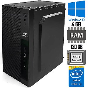 Computador Core i3 -3220- SSD 120GB- Memória Ram 4GB- DDR3- Windows 10