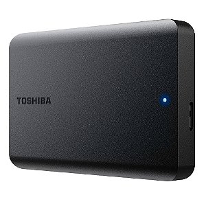 HD Externo Toshiba Canvio Basics 1TB / USB 3.0 - Preto (HDTB510XK3AA)