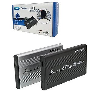 Case para HD Notebook Usb 2.0 Sata 2.5 KP-HD001 Knup