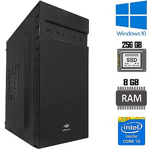 Computador Core i5-3470-SSD 256GB-Memória Ram 8GB-Gab MT-32BK- Windows 10