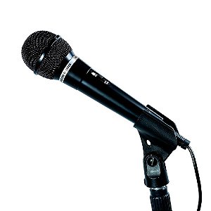 Microfone Vocal Dinâmico Som Natural MXT Preto 3 Metros - M-1800B