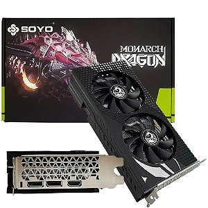 Placa De Vídeo Amd Radeon RX580 Monarch Dragon - 8GB 256bits GDDR5 Dual Fan Soyo