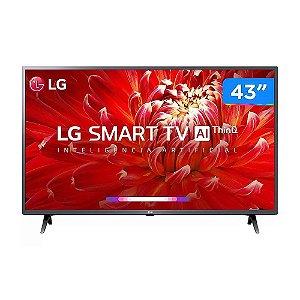 Smart TV 43'' LG Full HD 43LM6370, WiFi, Bluetooth, HDR, ThinQAI