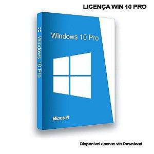 Licença Windows 10 PRO Microsoft OEM Autenticada por DowLoad Esq