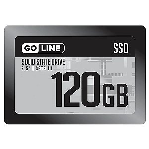 SSD Goline 120GB  Preto  SATA 3.0  2.5" GL120SSD