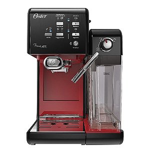 Cafeteira Espresso Oster PrimaLatte II - 3 Em 1 Capsula E Sach 220V Vermelho BVSTEM6701B-057