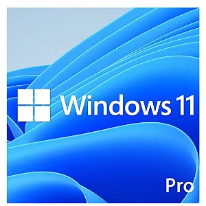 Licença Microsoft Windows 11 Pro 32/64Bits Com Selo de Autenticidade OM COA FQC-10520