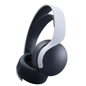 Headset Sem Fio Sony Pulse 3D, Adaptador Sem Fio USB, PlayStation Para PS4 e PS5 - Branco