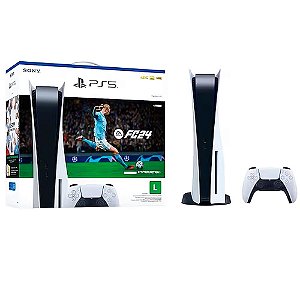 Console PlayStation 5 Sony, SSD 825GB, Controle Sem Fio DualSense, Com Mídia Física + Jogo EA Sports FC 24