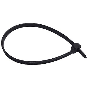 Cinta Abraçadeira 15CM Media Pacote Com 200 Unidades, Preto