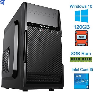 Computador Core i5 2500- HD SSD 120GB - Memória 8GB - Gab MT-25V2BK- Windows10