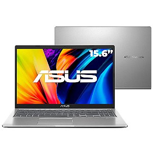 Notebook ASUS Vivobook 15, Intel Core i3 1115G4, 8GB, 512GB SSD, Tela Full HD, 15,6", Silver - X1500EA-EJ3667W