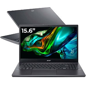 Notebook Acer Aspire 5 A515-57-55B8 Intel Core I5 12º G 8GB RAM 256GB SSD (UHD) 15.6" LED Full HD Cinza aço Windows 11H