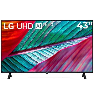 Smart TV LG 43 4K UHD HDR LED Wi-Fi Bluetooth Google Assis. Alexa Apple Airplay - 43UR781C0SA.BWZ