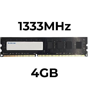 Memoria Ram Desktop 4GB 1333MHZ DDR3 Long Dimm 1.5V Dual Rank Bluecase PN BML3D13M15V9/4G