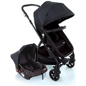 Cosco Kids, Travel System Poppy Duo, Preto Mescla