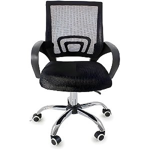 Cadeira de Escritorio Begonia, Tela Mesh, Ergonomica Giratoria