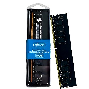 Memória RAM Desktop Gamer 16GB 2666MHz DDR4 DIMM Knup KP HD818 - Preto