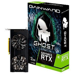 Placa de Vídeo Gainward NVIDIA GeForce RTX 3060 Ghost 190AU, 12GB GDDR6, 192 Bits, Dual FAN - NE63060019K9