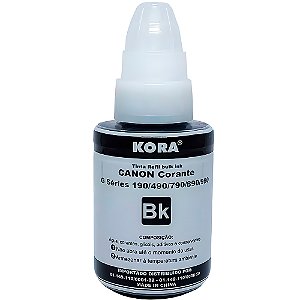 Refil Tinta Bulk Compatível Canon G 190,490,790,890,990 Bk, Preto 135 ML Kora - MasterPrint