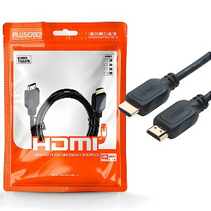 Cabo HDMI V2.0 Basic 2 Metros PC-HDMI20 - PlusCable
