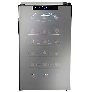 Adega Climatizada Suggar 18 Garrafas Touch Preta 220V AD1812PT