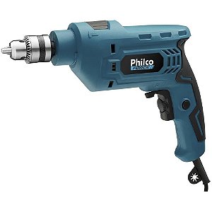 Furadeira de Impácto Philco PFU01, Preto/Azul , 220V