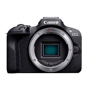 Câmera Digital Canon EOS R100, 24.1MP, WiFi, Lente RF-S 18-45mm F4.5-6.3 IS STM - 6052C043AA