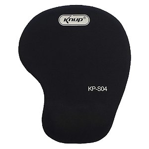 MousePad Ergonômico com Apoio de Pulso em Gel 22x21cm KNUP - KP-S04