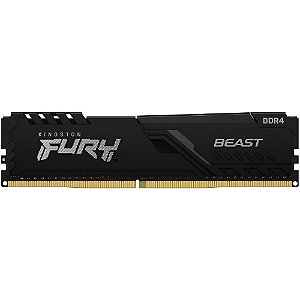 Memória Ram Desktop 16GB Kingston Fury Beast 3200MHz 1,35V DDR4 - KF432C16BB1/16