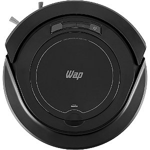 Robô Aspirador de Pó, WAP W90, Automático 3 em 1 Varre, Aspira, Passa Pano, MOP Limpeza, 30W, Recarregável, Bivolt Preto