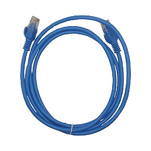 Cabo de Rede CAT5e, 1.5 Metros, Patch Cord Azul - PCA-012L