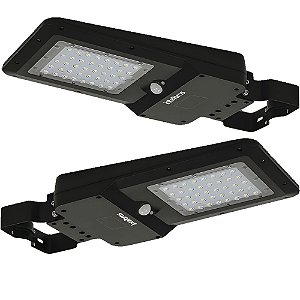 Luminária Solar LED 15W Integrada, 1600 Lúmens, Intelbras, LSI 1600 - Preto