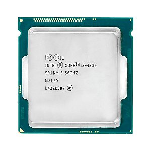 Processador Intel Core i3-4330 4ª Geração, 3.50GHz, Dual Core, LGA 1150, Intel HD Graphics 4600 - OEM
