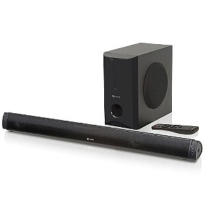 Soundbar 2.1 Canais Bluetooth 180W RMS Com Subwoofer e USB | GT, Goldentec