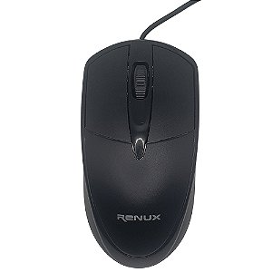 Mouse Óptico Com Fio USB 3.0, Com 1.000 de DPI, RENUX - RE-MOU-509