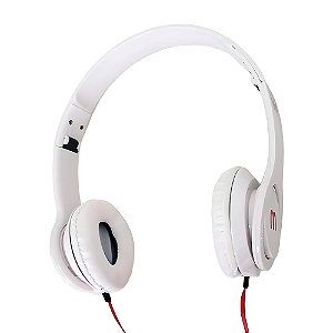 HeadPhone Com Conector P2 ALTOMEX Branco - A-888