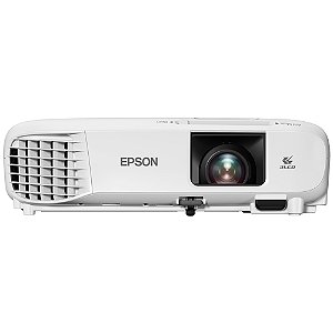 Projetor Epson Powerlite W49 3LCD, XGA, 3.800 Lumens, Conexão HDMI, Bivolt - V11H983020