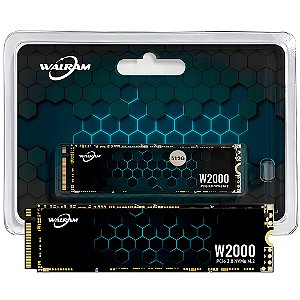 SSD M.2 NVME PCIe 3.0 Walram 512GB, Leitura 3.500Mb/s, Escrita 2.100Mb/s - W2000